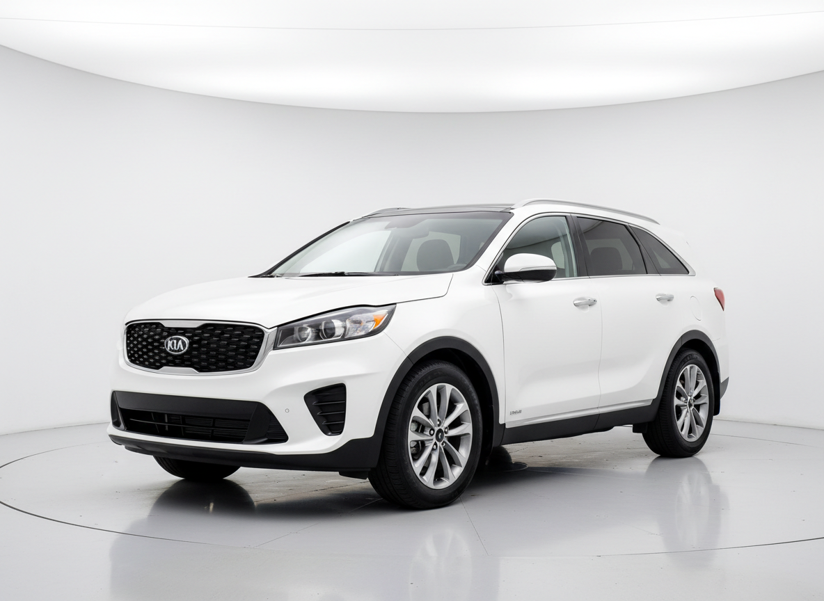 2020 Kia Sorento EX en Snow White Pearl