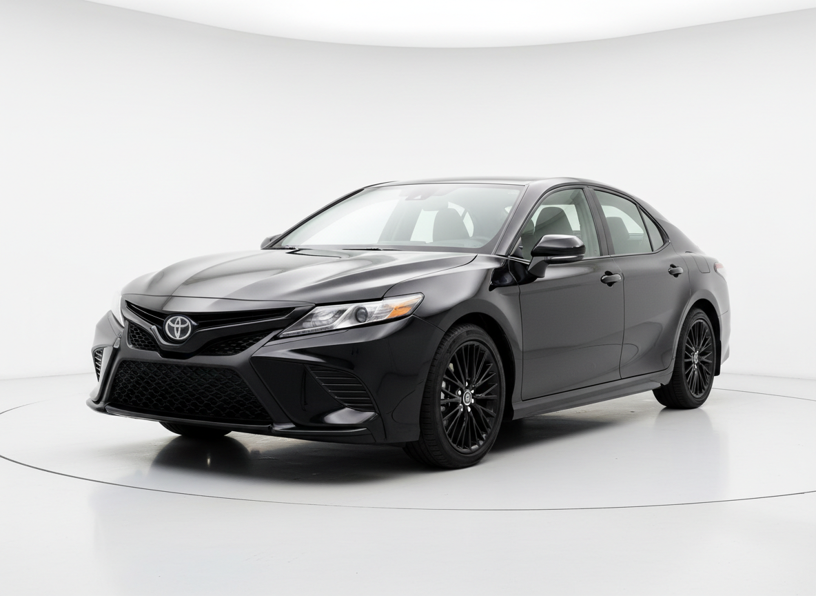 2022 Toyota Camry SE in Midnight Black Metallic at WMG Auto Sales