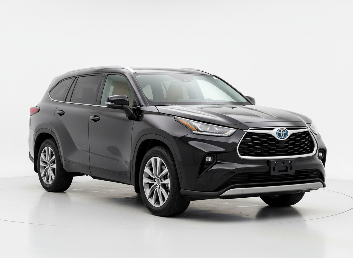 2023 Toyota Highlander XLE in Midnight Black