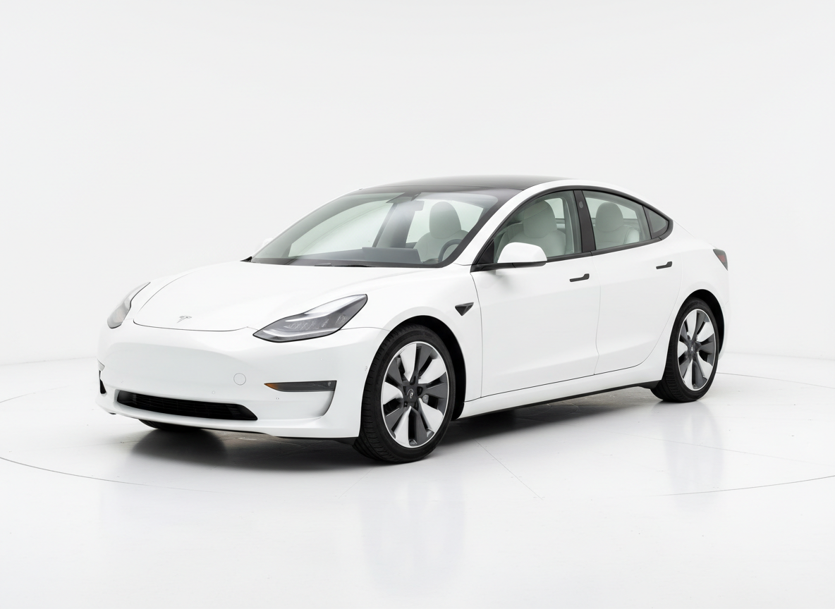2020 Tesla Model 3 Long Range in Pearl White