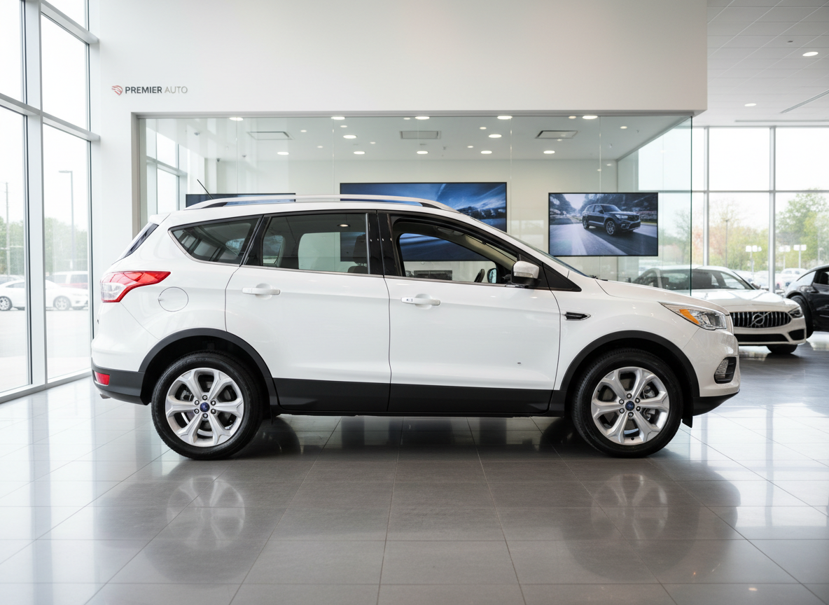 2015 Ford Escape in White at WMG Auto Sales